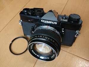 OM1 50mm F1.4 プリズム腐食なし ブラックボディ オリンパス OLYMPUS OM-1 ズイコー ZUIKO AUTO-S