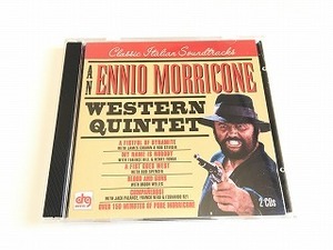 CD「ENNIO MORRICONE/エンリオ・モリコーネ　WESTERN QUINTET/ウエスタン・クィンテット　オムニバス サウンドトラック」輸入盤・2枚組