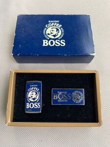 未使用 希少 懸賞 BOSS ボス ピンバッチ バッジ 当時物 コレクション 昭和レトロ 保管品 送料無料