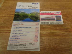 　ANA株主優待券１枚　小冊子付　2025年5月31日搭乗まで　送料無料