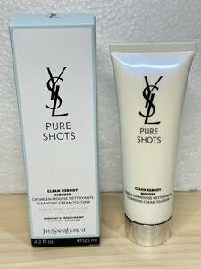 6202] 未使用品 Yves Saint Laurent イヴサンローラン PURE SHOTS ピュアショット ムース クレンザー 125ml CLEAN REBOOT MOUSSE 洗顔料