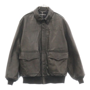 WACKO MARIA ワコマリア 24AW A-2 FLIGHT JACKET カウハイド フライトジャケット ブラック 24FW-WMO-BL07