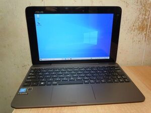 ★月末特価★33126 10(1280x800) 液割 2in1タブ ASUS TransBook T100HA Atom/64GB/2GB/キーボード/Win10 ◎