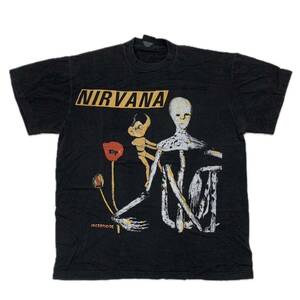 10539 NIRVANA ロックTシャツ 半袖 両面プリント L