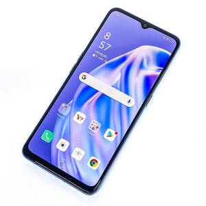 P♪ Y!mobile OPPO Reno3 A オッポ A002OP Android スマートフォン 残債なし 判定○ ストレージ128GB/RAM6GB ブルー 初期化済み