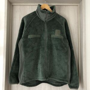 (k) US ARMY ECWCS GENⅢ PECKHAM サイズS フリース ジャケット ミリタリー 緑 カーキ 