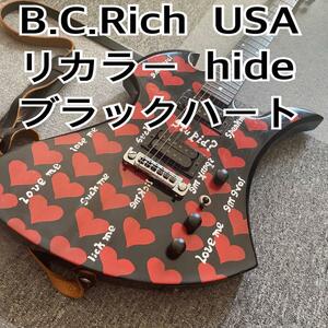 B.C.Rich！BCリッチ！hideイエローハート ブラックハートペイント！