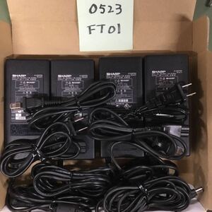 （0523FT01）送料無料/中古/SHARP シャープ/EA-AL1V(ADP-90SB AB)/19V/4.74A/純正 ACアダプタ 4個セット