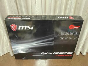 【訳アリ】 MSI Optix MAG27CQ　ゲーミングディスプレイ ブラック ［27型 /ワイド /曲面型（湾曲ディスプレイ） /WQHD(2560×1440）］