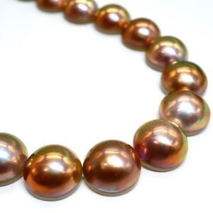 1円〜!美品!注目商品!!大人気!!TASAKI(田崎真珠)▲マベパールネックレス▲J◎ 約61.6g 約44.0cm パール pearl necklace DA5/FA5 C124