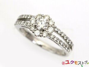 【送料無料】PT900 最高品質 ダイヤモンド 0.21/0.50ct リング GIA鑑 D.IF.3EX プラチナ #12 インターフローレンス 最高級グレード