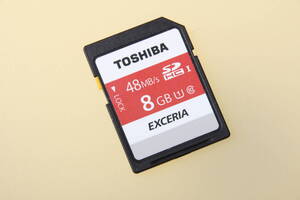 8GB SDHC I カード TOSHIBA EXCERIA 48MB/s