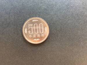 平成元年500円白銅貨