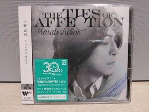 ☆小野正利☆THE TIES OF AFFECTION【国内盤帯付】初回限定盤 CD+BLU-RAY 新品未開封