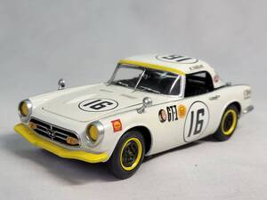 1/24　フジミ　ホンダS800　1967日本グランプリ 矢吹圭造車　素人完成品