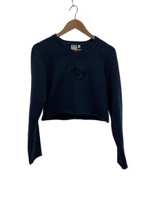 X-girl◆EYE GRAPHIC COMPACT KNIT TOP セーター(厚手)/one/コットン/GRY//