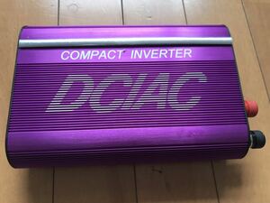 DCIAC コンパクトインバーター　CI-67V　DC12V　AC100V(MAX150W:50Hz/60Hz)入力電圧:DC12V 出力電圧:DC12V＆AC100V 可変　車　コンセント