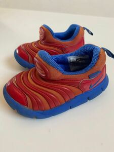 即決1円　 NIKE ナイキ スニーカー キッズ ブラック 13cm ダイナモフリー　子供用　運動靴　スリッポン