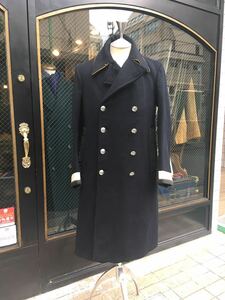 イギリス60svintag britis rail coat ブリティッシュレイルコート work coatイギリス鉄道員ウール vintage ビンテージ wool coat MV 729