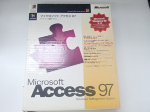 ＃63989B【保管品】Microsoft Microsoft Access 97 マイクロソフト アクセス97 パッケージ データベース管理システム Windows 