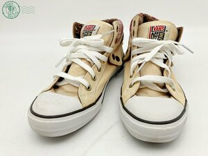 AK0605930　▲ VANS バンズ ハイカットスニーカー US 5.5 23.5cm ベージュ系 チェック柄 レディース V66PDN USED 中古品