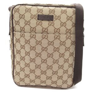 グッチ ショルダーバッグ ブランドオフ GUCCI キャンバス ショルダーバッグ キャンバス/レザー 中古 レディース