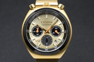 美品 CITIZEN Ref:0510-S127777 シチズン BEAMSコラボ ツノクロノ ビームス クロノグラフ クォーツ 腕時計 ■29336