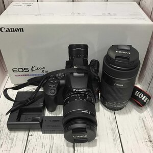 ｃａｎｏｎ ２４１０万画素 １８－５５ｍｍ ５５－２５０ｍｍ Ｋｉｓｓ Ｘ１０ ダブルズームキット デジタル一眼レフカメラ カメ/208