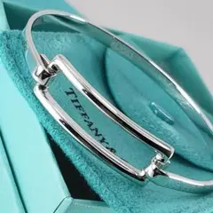 ★SALE★【TIFFANY&Co.】オープン　レクタングル　バングル　787