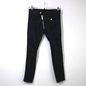 DSQUARED2 ディースクエアード Biker Super Twinky Jeans バイカー スキニーデニムパンツ 46 ブラック 黒 ジーンズ IA5795