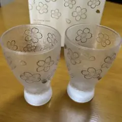 桜　酒グラスペア