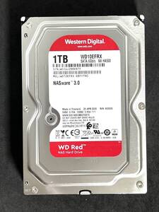 【送料無料】 ★ 1TB ★ WD Red　/　WD10EFRX 【使用時間：124ｈ】2020年製 稼働極少 3.5インチ内蔵HDD WesternDigital RED AVコマンド対応