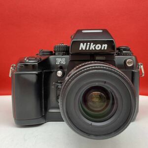 □ Nikon F4 フィルムカメラ 一眼レフカメラ ボディ AF NIKKOR 35-80mm F4-5.6D レンズ 動作確認済 シャッター、露出計OK 現状品 ニコン