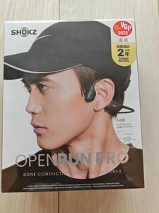 【未開封新品】Shokz SKZ-EP-000019 ワイヤレス骨伝導イヤホン OpenRun Pro ブラック (大迫傑限定パッケージ)