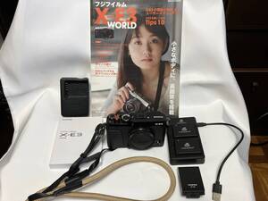 中古 美品 FUJIFILM X-E3ボディ [ブラック]