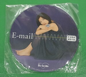 希少 当時物 未開封新品 加藤あい 丸型 マウスパッド E-mail ドコモのポケベル