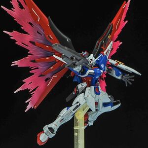 hgce デスティニーガンダム　specii 徹底ディティールアップ　全塗装　完成品　ゲルググメナース　デスティニー　ガンダムSEED 1円スタート