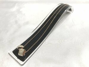 ■【YS-1】 状態良好 ■ コーチ COACH ネックレス ■ シグネチャー リングモチーフ GP ゴールド系 × ホワイト系 【同梱可能商品】■D