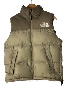 THE NORTH FACE◆NUPTSE VEST_ヌプシベスト/S/ポリエステル/GRY