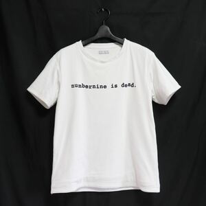 希少【number (n)ine ナンバーナイン】is dead 半袖 カットソー Tシャツ