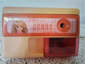 昭和レトロな文房具／作動品／中古品／コレクター　三菱電動シャープナー　JENNY(ジェニー）電動鉛筆削り　動作確認済みＯＫ(画像9.10)　