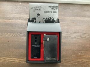 【日本全国 送料込】ジャンク扱い National MICRO CASSETTE RECORDER RN-Z10 動作未確認 OS3367