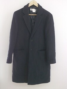 ◇ URBAN RESEARCH ROSSO ロッソ 長袖 チェスター コート サイズM ネイビー メンズ P