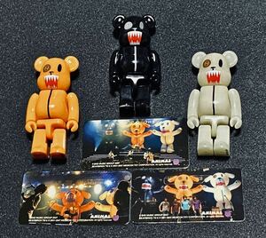 BE@RBRICK バスターくん 3種セット【カード付き】 開封品 ベアブリック シリーズ15 メディコムトイ ワンオーナー品