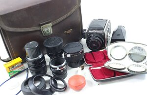 【ト静】★ ZENZA BRONICA カメラ EC-TL ボディ レンズ フィルム 等 色々 まとめ 詳細画像参照 中古現状販売 GA042GCG68