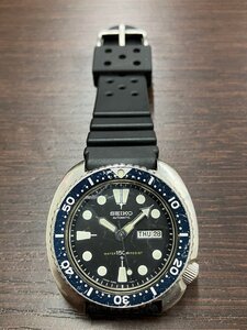 【ジャンク品】セイコー SEIKO サードダイバー150m 6306-7001 不動品 腕時計 自動巻き 昭和レトロ 純正ベルト交換済み