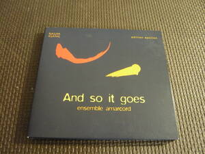 CD☆And so it goes　ensemble amarcord☆中古