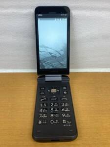 I060【中古】京セラ 携帯電話 GRATINA au KYF39 ブラック 　(カメラあり)　本体のみ