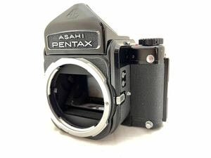 ★希少動作品★ ASAHI PENTAX アサヒ ペンタックス 6×7 TTL 前期 中判カメラ ボディ バケペン #232