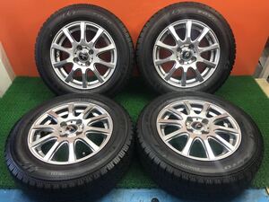 9B-297)冬 175/70R14 TOYO Observe Garit GIZ 8.5-9分山 5.5J+40 PCD100 4穴 (アクア ポルテ フィット等 